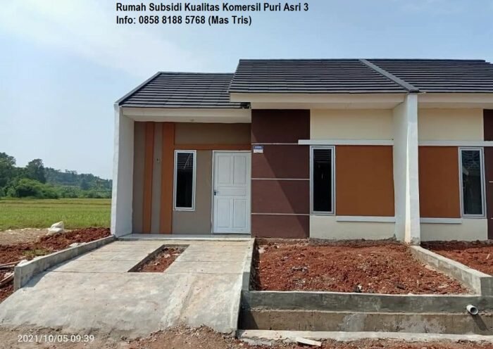 jual rumah subsidi kualitas komersil harga 1 jutaan di puri asri 3 jonggol cileungsi bogor